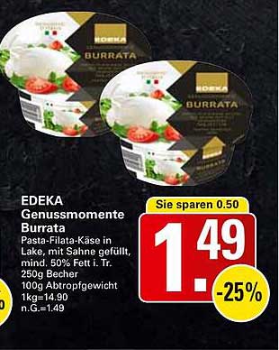 EDEKA Genussmomente Burrata
