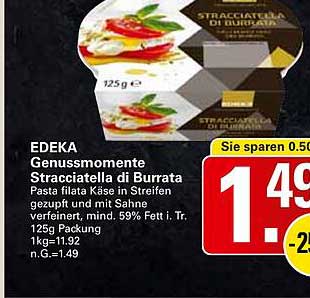 EDEKA Genussmomente Stracciatella di Burrata