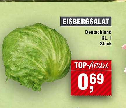EISBERGSALAT Deutschland KL. I Stück