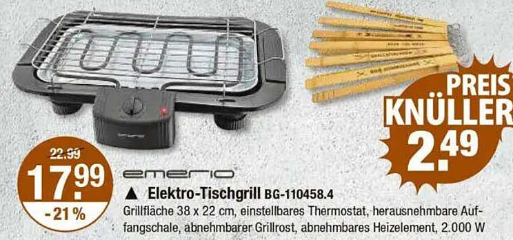 Elektro-Tischgrill BG-110458.4