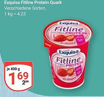 Exquisa Fitline Protein Quark - Verschiedene Sorten