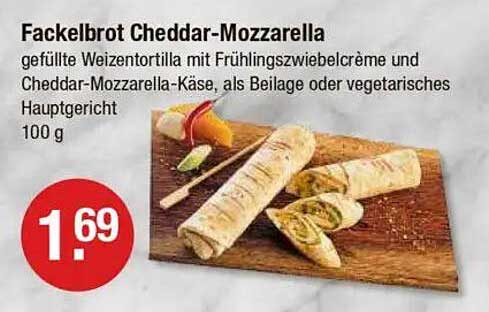 Fackelbrot Cheddar-Mozzarella