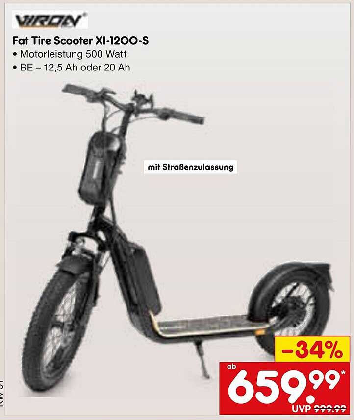 Fat Tire Scooter XI-1200-S
