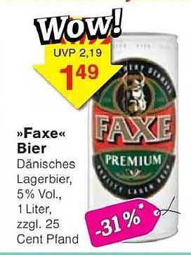 Faxe Bier 1 Liter