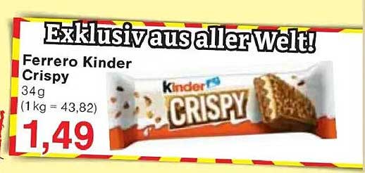 Ferrero Kinder Crispy 34g