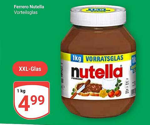 Ferrero Nutella Vorratsglas 1 kg