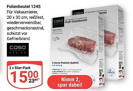 Folienbeutel 1245 - 2 x 50er-Pack