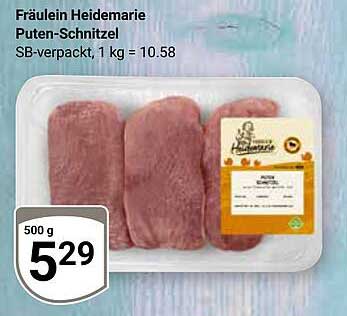 Fräulein Heidemarie Putenschnitzel - 500 g für nur 5,29 €