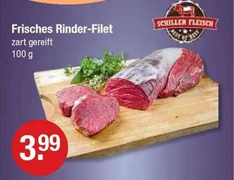 Frisches Rinder-Filet zart gereift 100 g