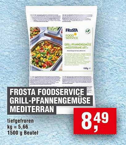FROSTA FOODSERVICE GRILL-PFANNENGEMÜSE MEDITERRAN