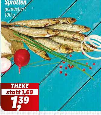 Geräucherte Sprotten 100 g