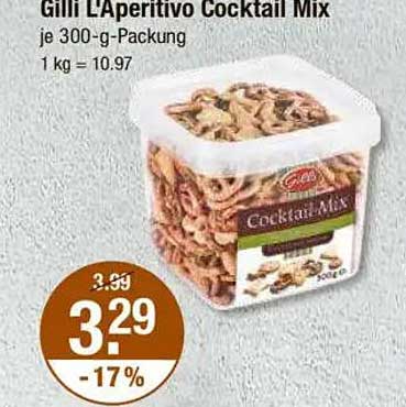 Gilli L'Aperitivo Cocktail Mix 300 g