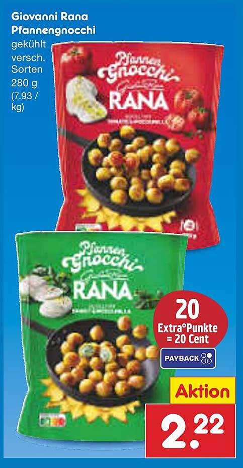 Giovanni Rana Pfannenagnocchi kühl 280 g