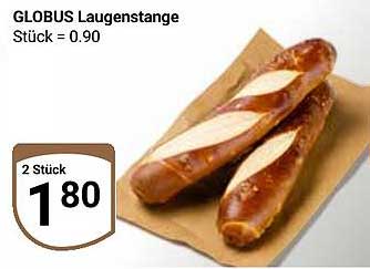 GLOBUS Laugenstange 2 Stück für nur 1,80 €
