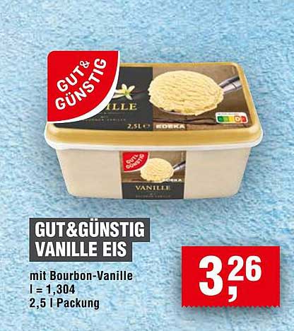 GUT& GÜNSTIG VANILLE EIS