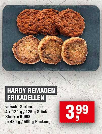 Hardy Remagen Frikadellen - verschiedene Sorten