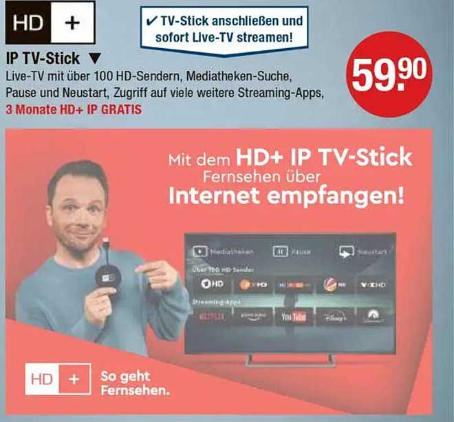 HD+ IP TV-Stick