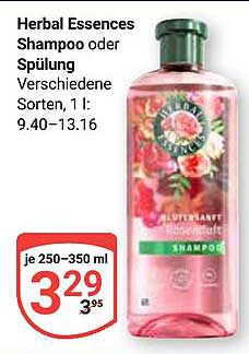 Herbal Essences Shampoo oder Spülung - verschiedene Sorten (250-350 ml)