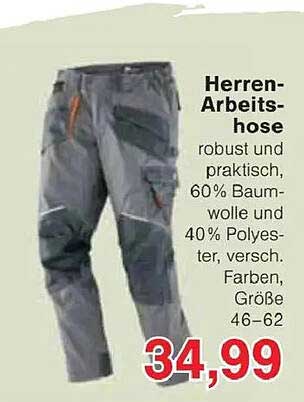Herren-Arbeits-hose robust und praktisch