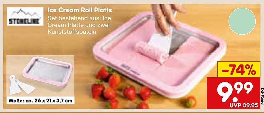Ice Cream Roll Platte Set - Jetzt zuschlagen!