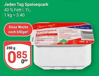 Jeden Tag Speisequark 250 g