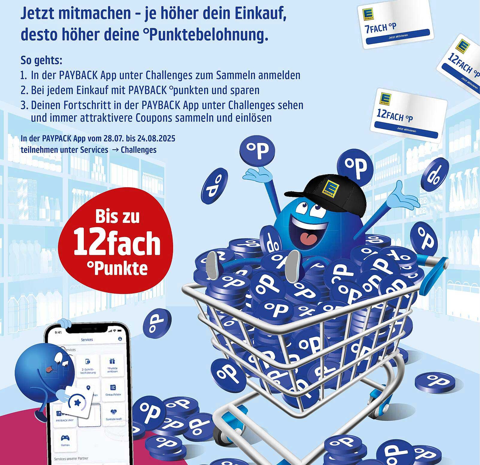 Jetzt mit PAYBACK bis zu 12-fach Punkte sammeln!