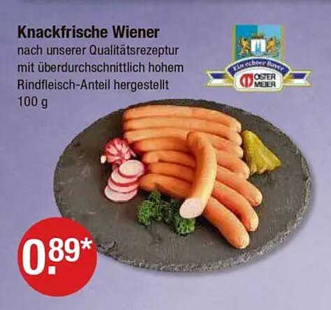 Knackfrische Wiener