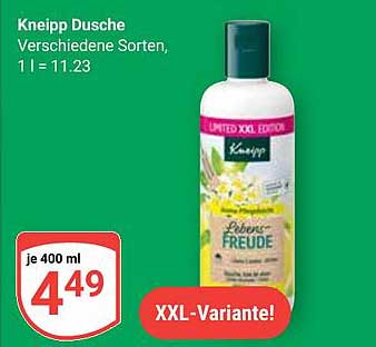 Kneipp Dusche - Lebensfreude (400 ml)