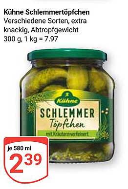Kühne Schlemmertöpfchen - Verschiedene Sorten, extra knackig