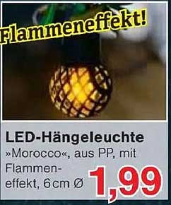LED-Hängelampe »Morocco« mit Flammeneffekt
