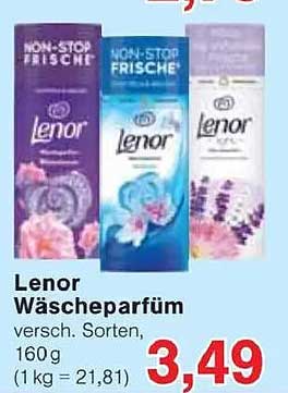 Lenor Wäscheparfüm – Verschiedene Sorten, 160 g