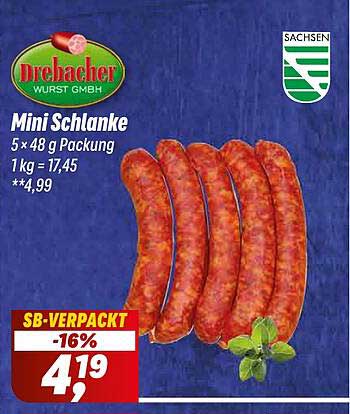 Mini Schlinke - 5 x 48 g Packung