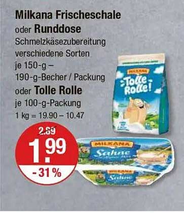 Molkereiprodukte für den perfekten Genuss: Milkana Frischeschale oder Runddose
