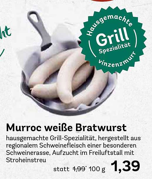 Murroc weiße Bratwurst