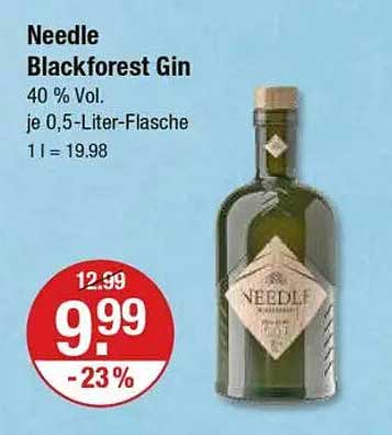 Needle Blackforest Gin 0,5-Liter-Flasche