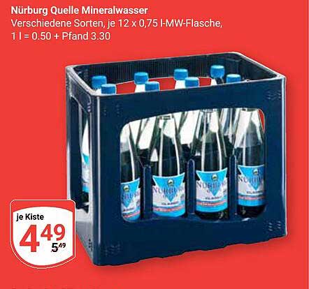 Nürburg Quelle Mineralwasser - 12er Kiste