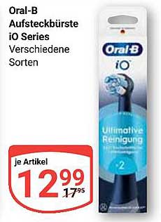 Oral-B Aufsteckbürste iO Series - Verschiedene Sorten