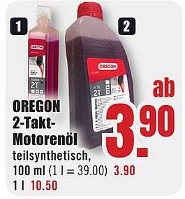 OREGON 2-Takt-Motorradöl, teilsynthetisch, 100 ml