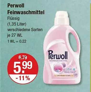 Perwoll Feinwaschmittel 1,35 Liter - Flüssig