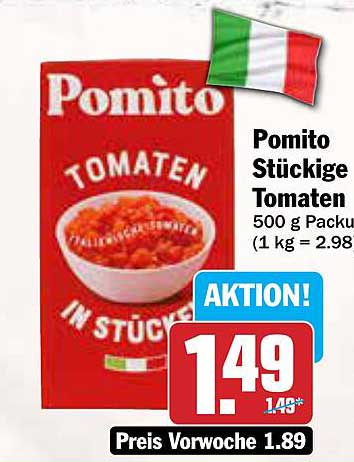 Pomito Stückige Tomaten 500 g