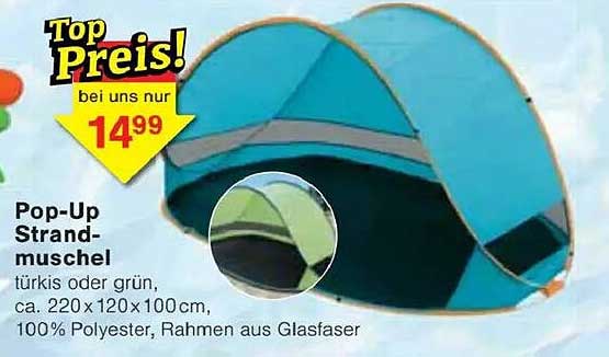 Pop-Up Strandmuschel