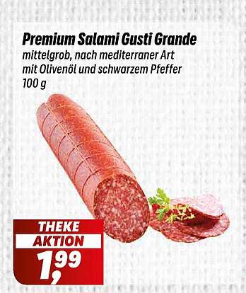 Premium Salami Gusti Grande 100 g
