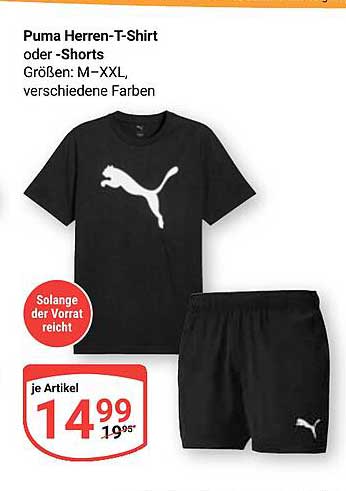 Puma Herren-T-Shirt oder -Shorts