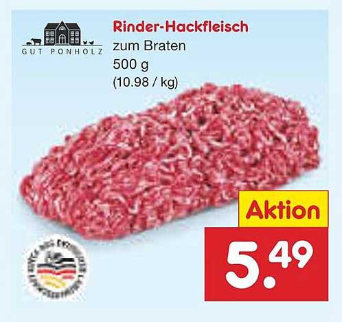 Rinder-Hackfleisch zum Braten 500 g