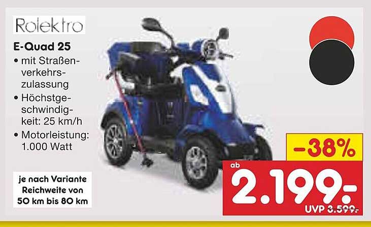 Rol elektro E-Quad 25 - für ein mobiles Leben