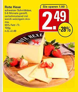 Rote Hexe - Schweizer Schnittkäse