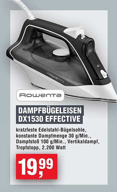 Rowenta Dampfbügeleisen DX1530 Effective