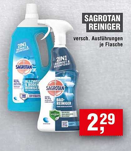 SAGROTAN Reiniger - 2in1 für alle Oberflächen