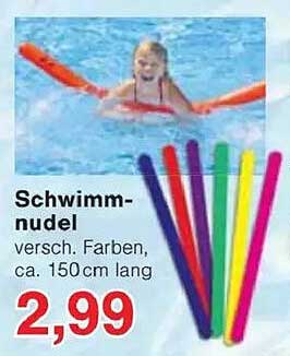 Schwimmnudel - verschiedene Farben, ca. 150 cm lang