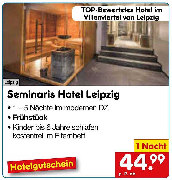 Seminaris Hotel Leipzig – 1 Nacht ab 44,99 €